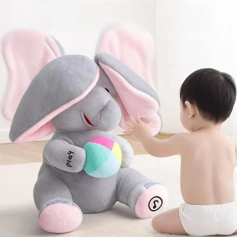 Purpose-Built Cute Hide And Seek Elephant Plush Doll for Everyday Use