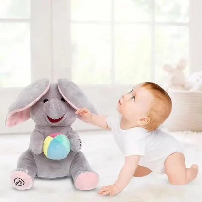 Purpose-Built Cute Hide And Seek Elephant Plush Doll for Everyday Use