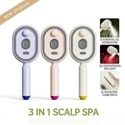 Electric Nano-Mist Air-Cushion Scalp Massage Hairbrush