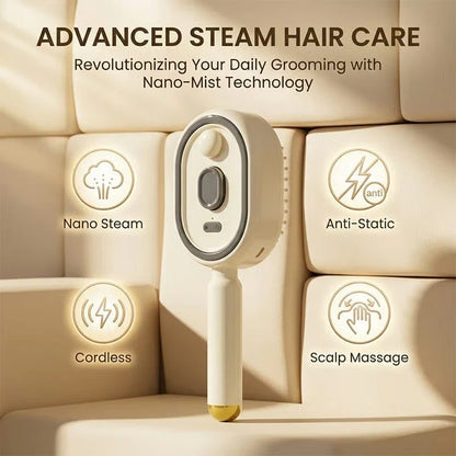 Electric Nano-Mist Air-Cushion Scalp Massage Hairbrush