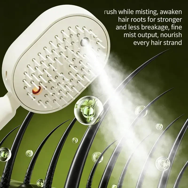 Electric Nano-Mist Air-Cushion Scalp Massage Hairbrush