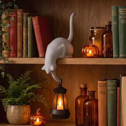 Space-Saving Cute Cat Hook Shelf Decor for Organized Storage