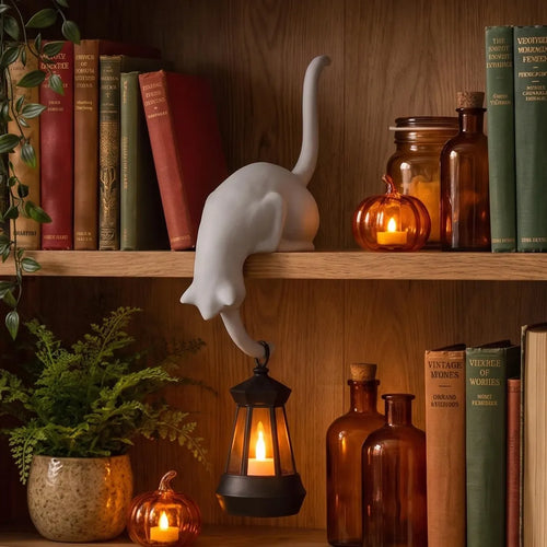 Space-Saving Cute Cat Hook Shelf Decor for Organized Storage