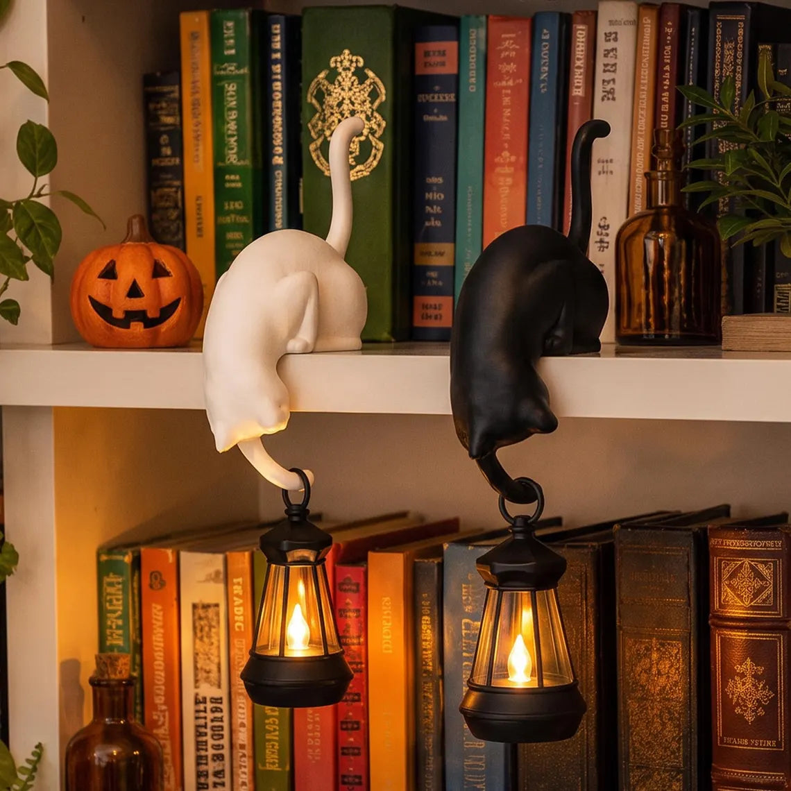 Space-Saving Cute Cat Hook Shelf Decor for Organized Storage