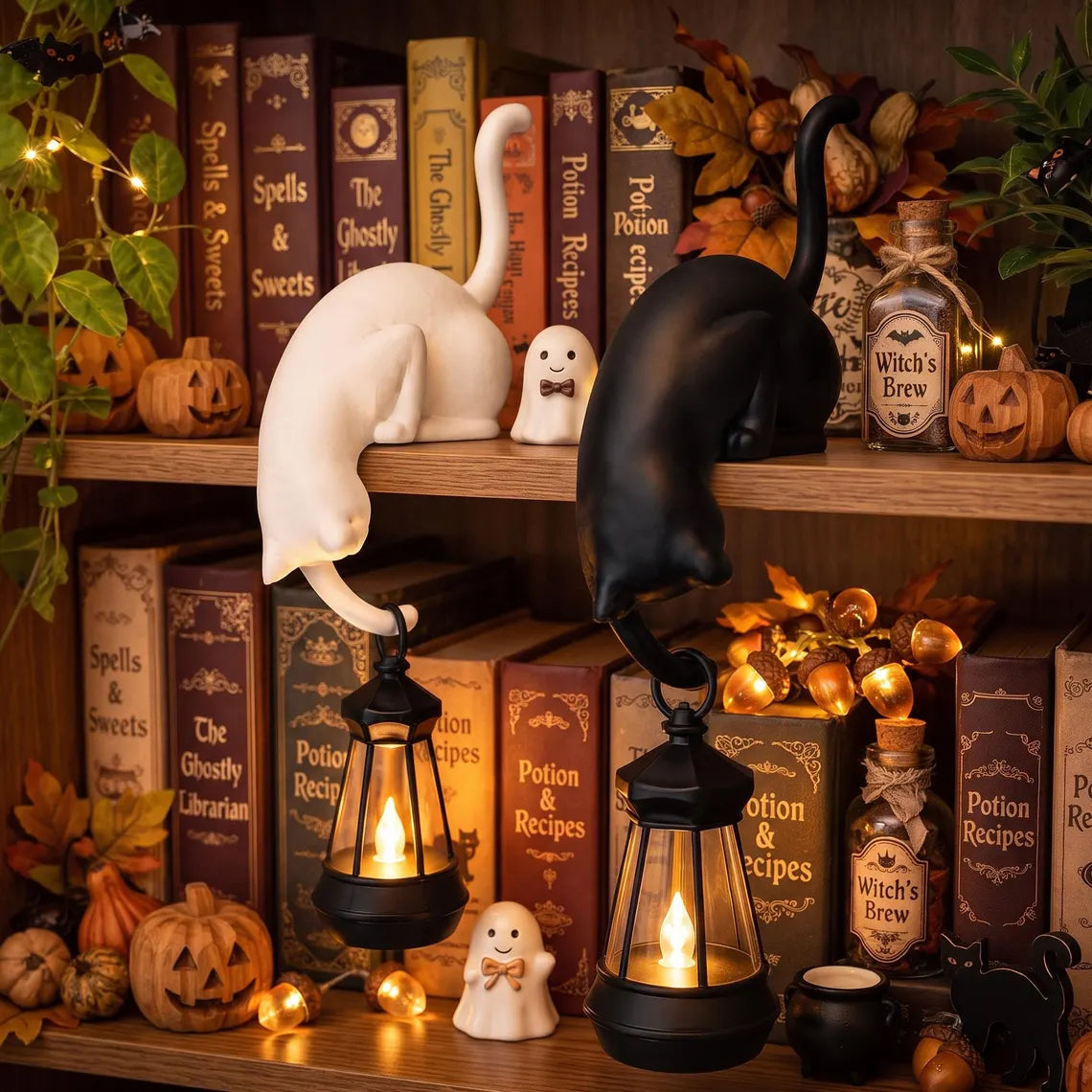 Space-Saving Cute Cat Hook Shelf Decor for Organized Storage