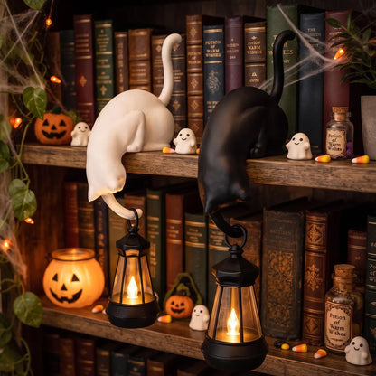 Space-Saving Cute Cat Hook Shelf Decor for Organized Storage