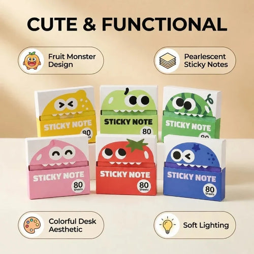 Transparent Pull-Out Sticky Notes, 12 Boxes with 960 Sheets Total