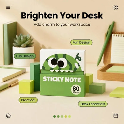 Transparent Pull-Out Sticky Notes, 12 Boxes with 960 Sheets Total
