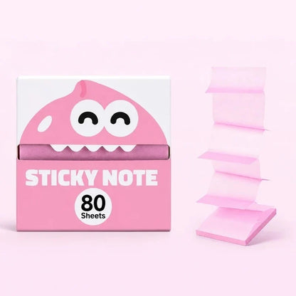 Transparent Pull-Out Sticky Notes, 12 Boxes with 960 Sheets Total