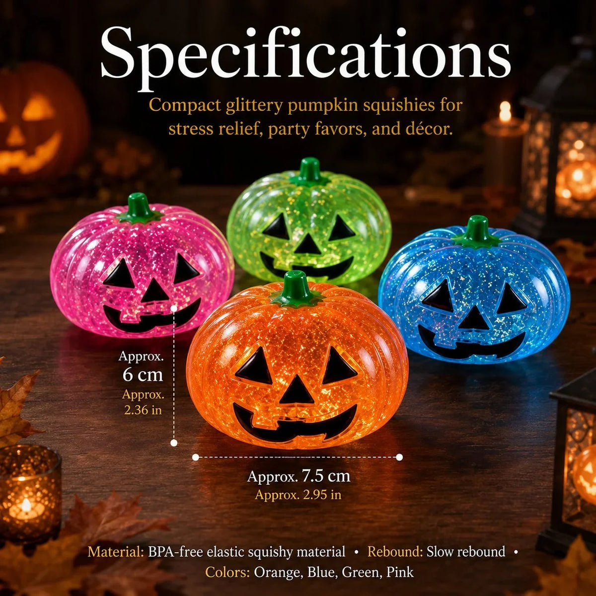 Hands-On Cute Pumpkin Squishy Toy for Creative Play