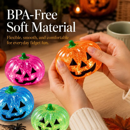 Hands-On Cute Pumpkin Squishy Toy for Creative Play