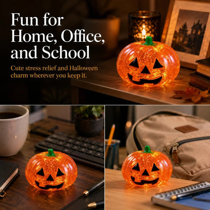 Hands-On Cute Pumpkin Squishy Toy for Creative Play
