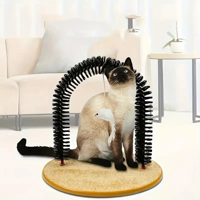 Hands-On Cat Arch Self-Cleaning Cat Massage Toy for Creative Play