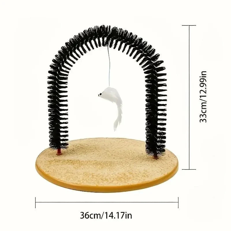 Hands-On Cat Arch Self-Cleaning Cat Massage Toy for Creative Play
