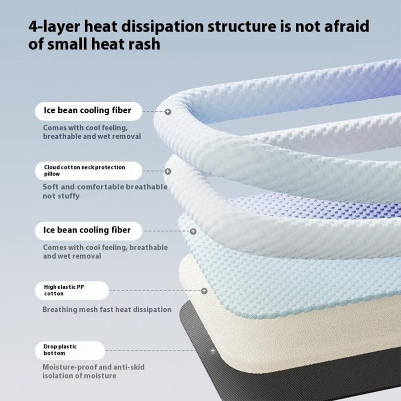 Pet-Friendly Ice Silk Pet Cooling Mat – Breathable Summer Cooling Bed