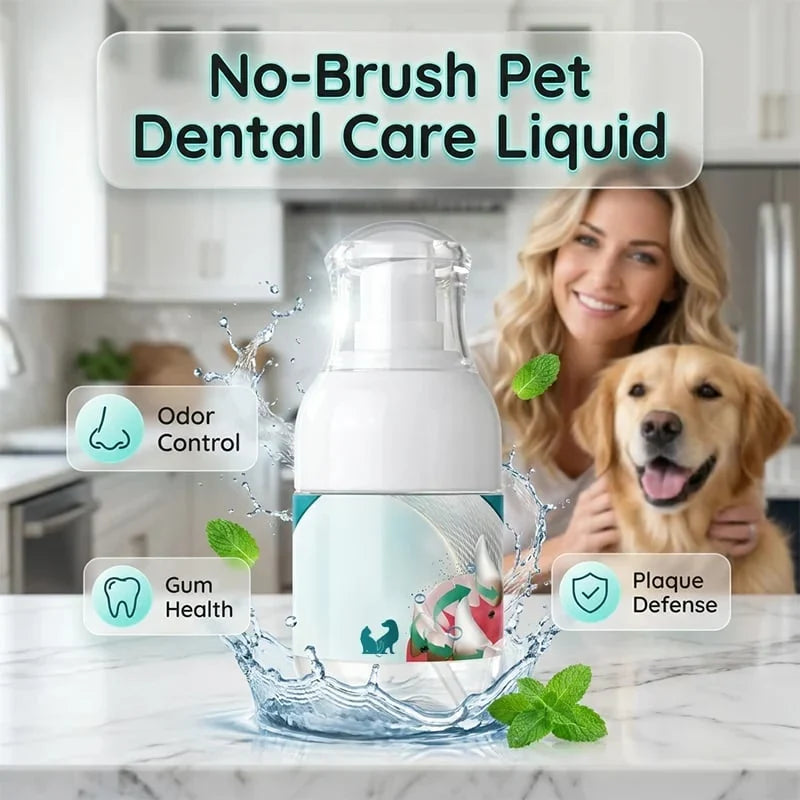 Vehicle-Ready No-Brush Pet Dental Care Liquid– Pet Dental Care Made