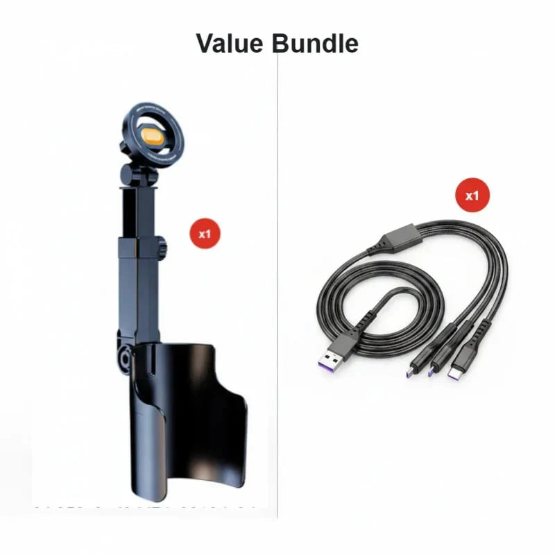 Vehicle-Ready Car Cup Holder Phone Mount – 360° adjustable, strong