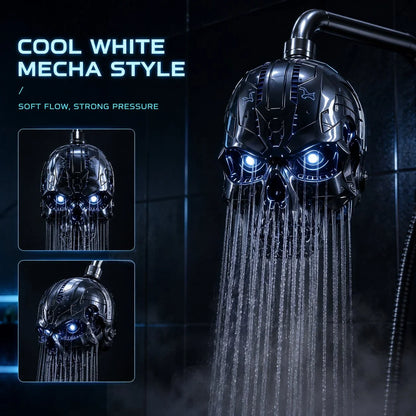 Purpose-Built Cyber Mecha Skull Color Changing LED Pressure Boost