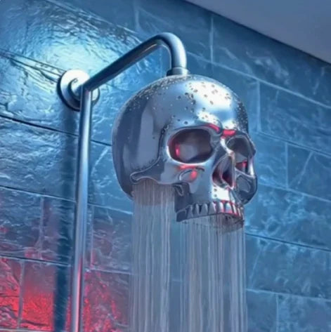 Purpose-Built Cyber Mecha Skull Color Changing LED Pressure Boost