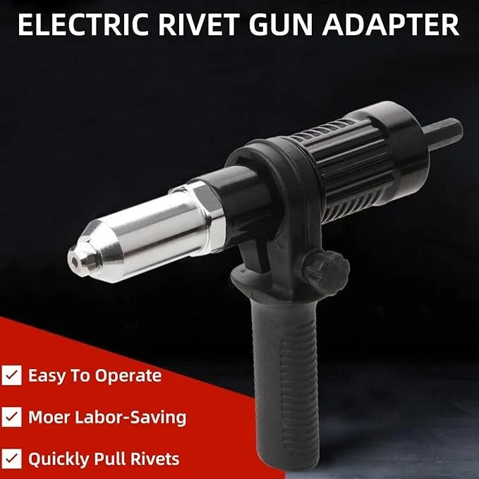 Hands-On Professional Electric Rivet Gun Adapter Kit for Creative Play