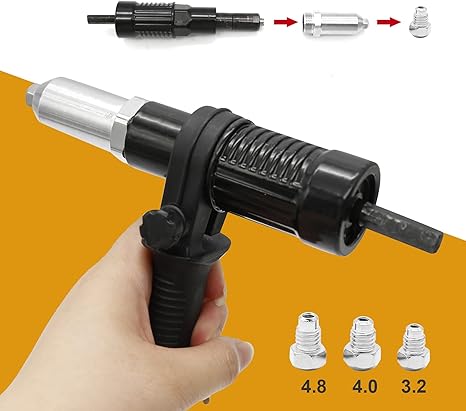 Hands-On Professional Electric Rivet Gun Adapter Kit for Creative Play