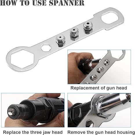 Hands-On Professional Electric Rivet Gun Adapter Kit for Creative Play