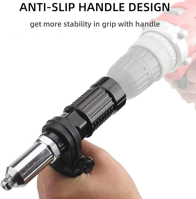 Hands-On Professional Electric Rivet Gun Adapter Kit for Creative Play