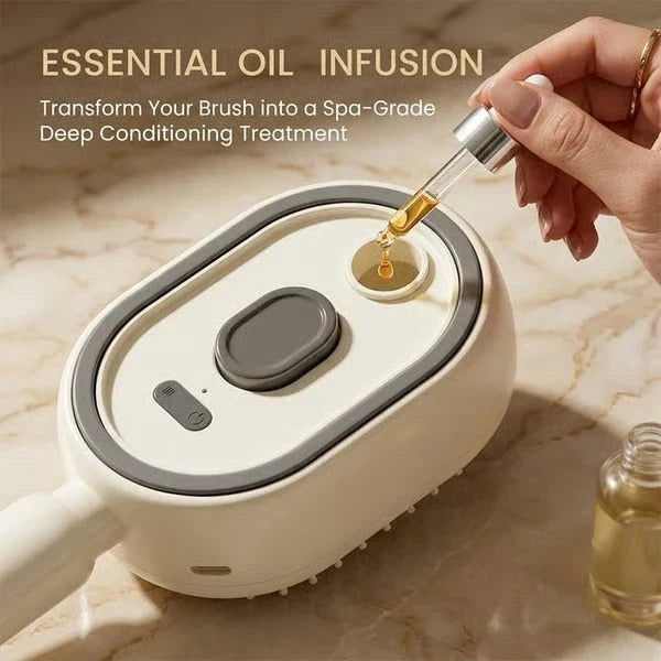 Convenient Electric Spray Air Cushion Massage Comb for Everyday Setup