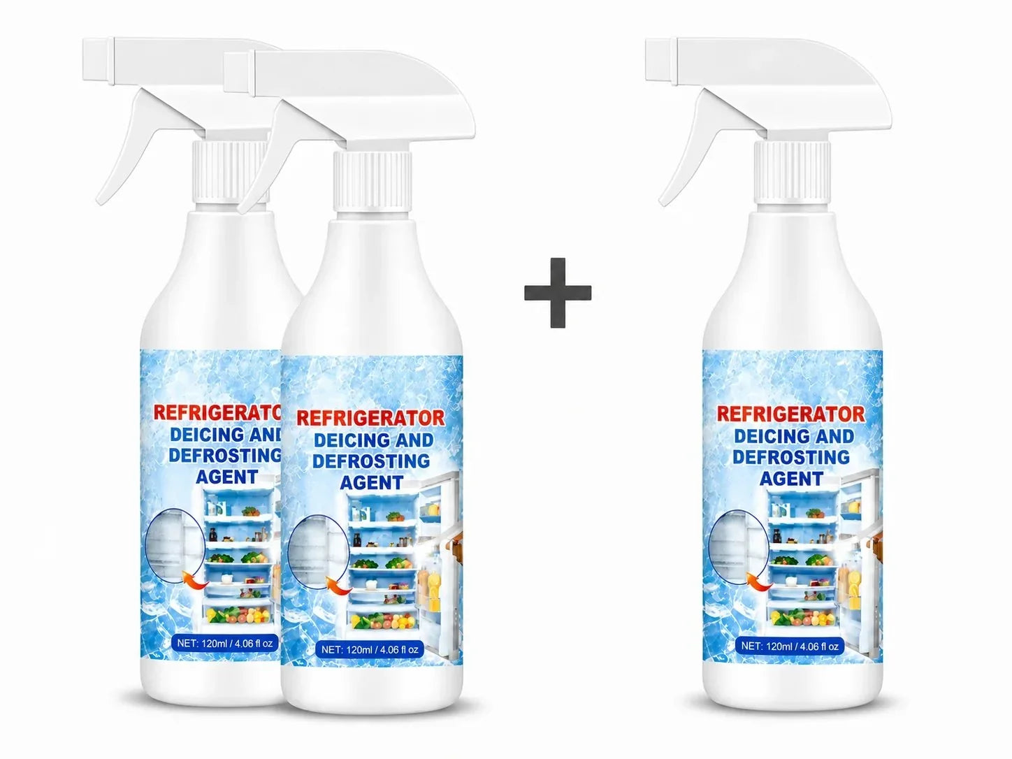Purpose-Built Defrosting Spray for Fridge zer for Everyday Use