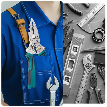 Vehicle-Ready 16 in 1 Wire Stripper Twister for Cutting and Pulling