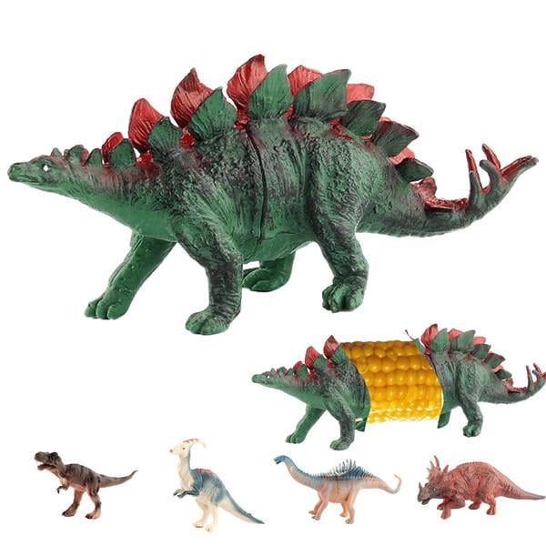 Space-Saving Dinosaur Corn Holders – Steel Prongs for Tidy Storage