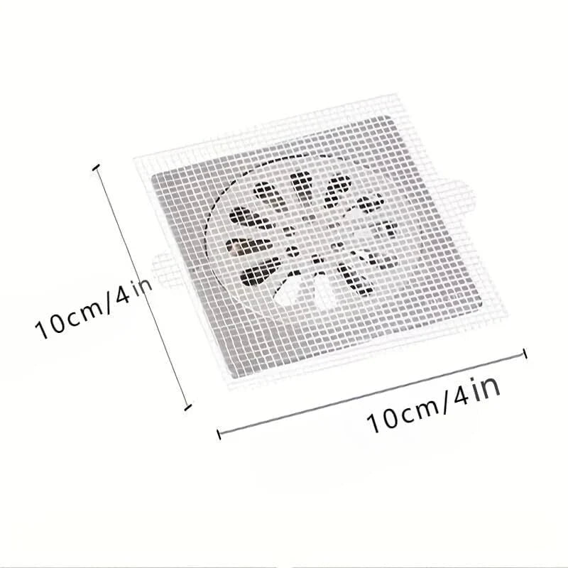 Task-Ready Disposable Drain Hair Catcher Mesh Stickers for Home Upkeep