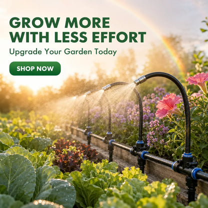 Adjustable 360° Mist-Line Watering System for Garden Plants