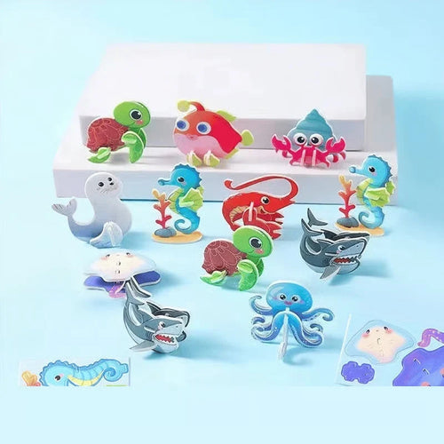 Hands-On DIY 3D Creative Insect Paper Jigsaw Puzzle, Screen