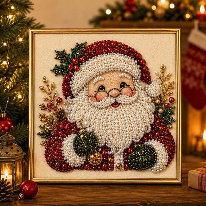 Framed Pearl Mosaic Craft Kit Designed for First-Time Makers