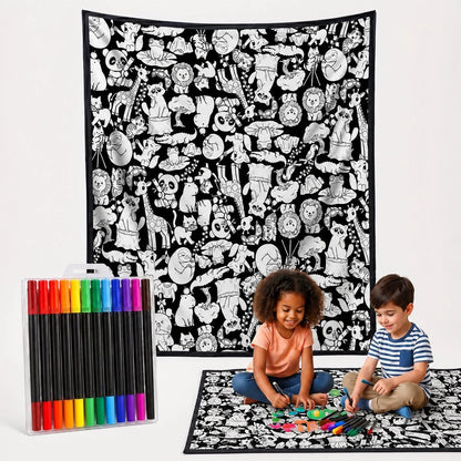 Purpose-Built DIY Doodle Blanket – Color, Create & Make It Uniquely