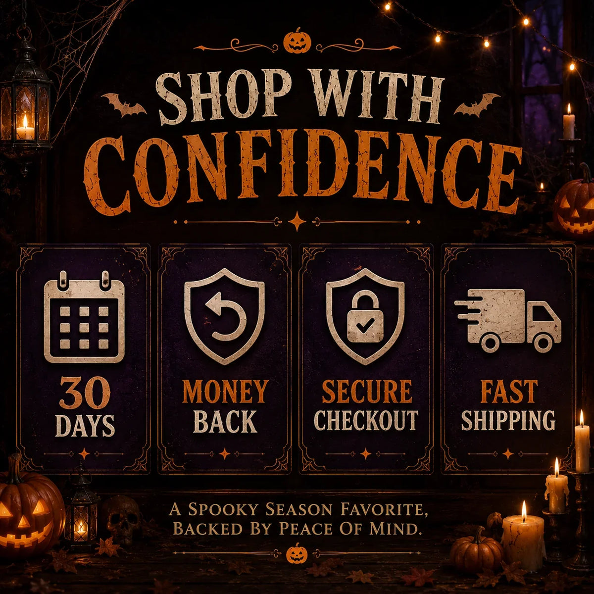 Build-Your-Own Spooky Haunted House DIY Halloween Decoration Kit