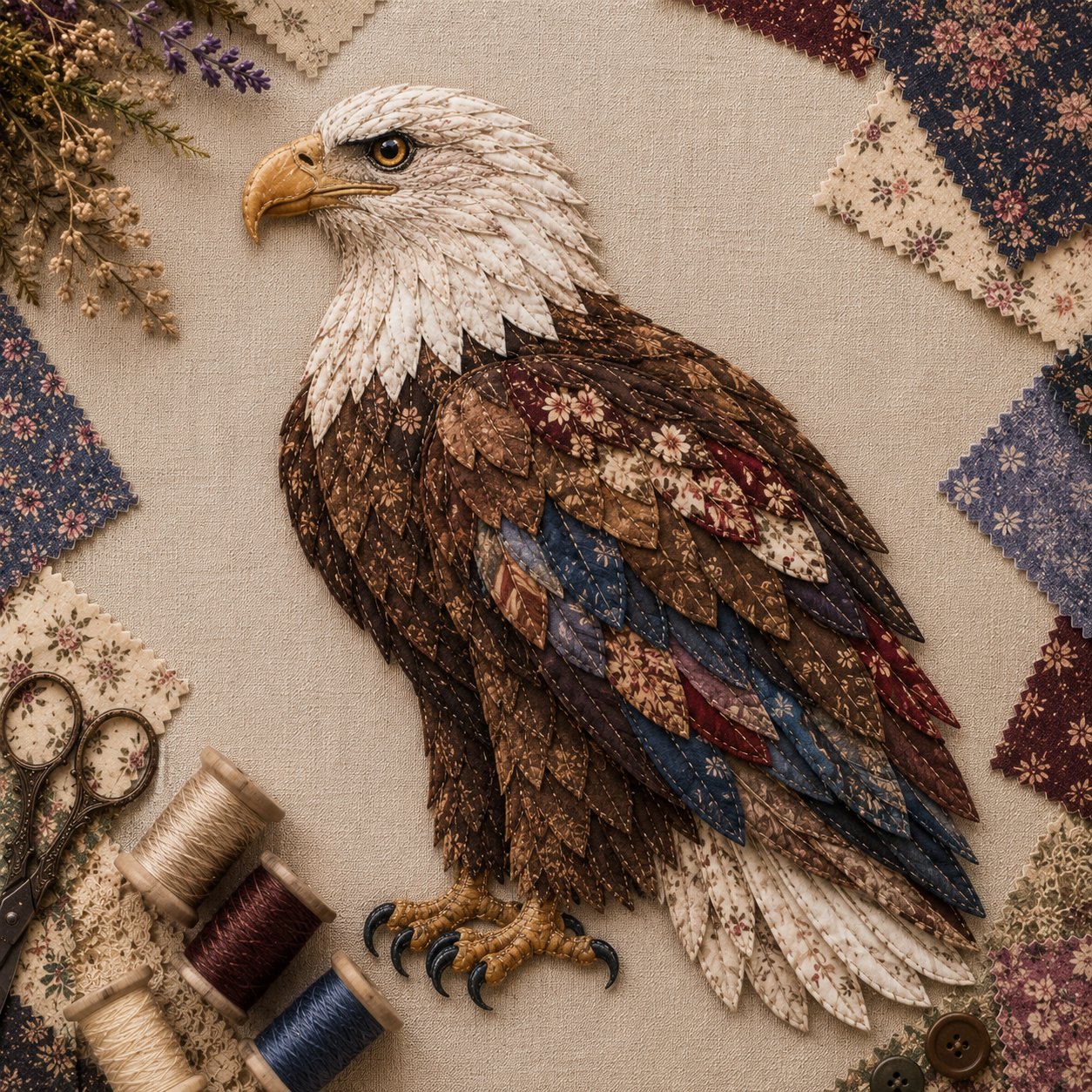 Hands-On Beginner Friendly 3D Patchwork Bird DIY Craft Kit – Create a