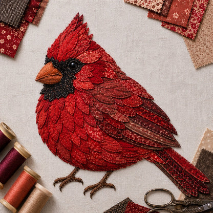 Hands-On Beginner Friendly 3D Patchwork Bird DIY Craft Kit – Create a