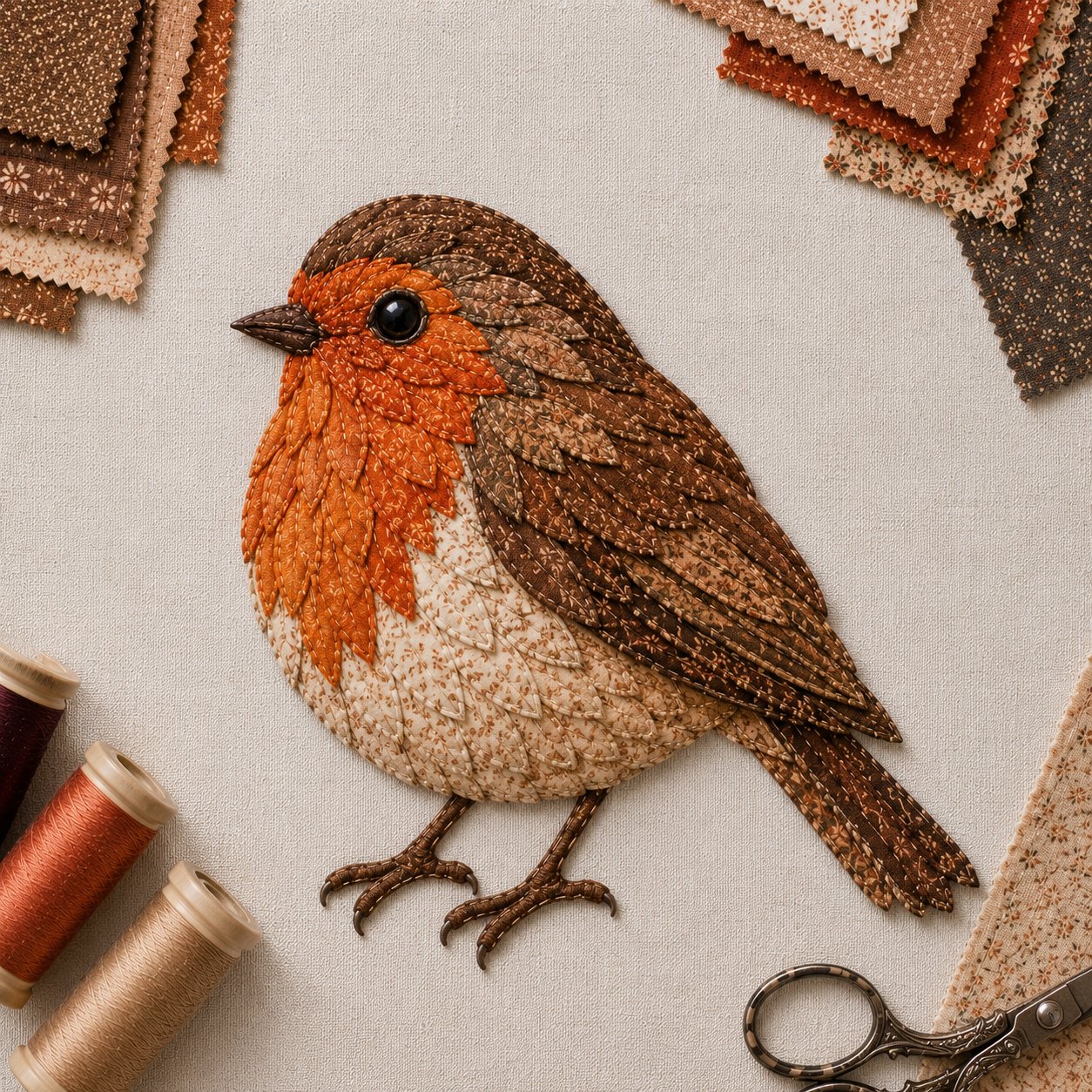 Hands-On Beginner Friendly 3D Patchwork Bird DIY Craft Kit – Create a