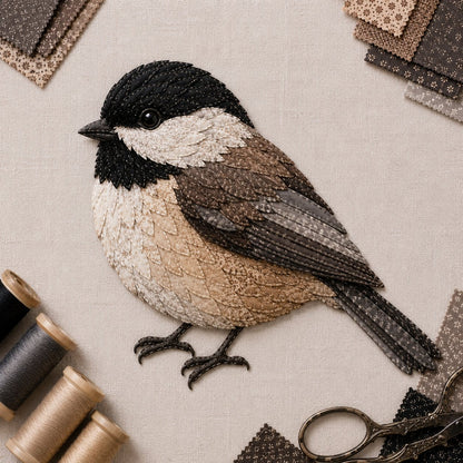 Hands-On Beginner Friendly 3D Patchwork Bird DIY Craft Kit – Create a