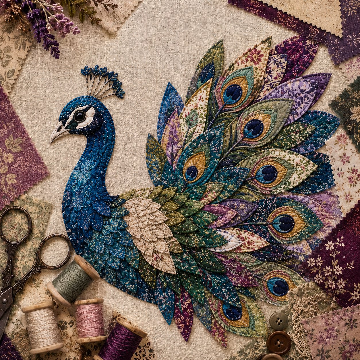 Hands-On Beginner Friendly 3D Patchwork Bird DIY Craft Kit – Create a