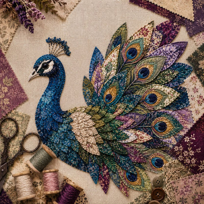 Hands-On Beginner Friendly 3D Patchwork Bird DIY Craft Kit – Create a