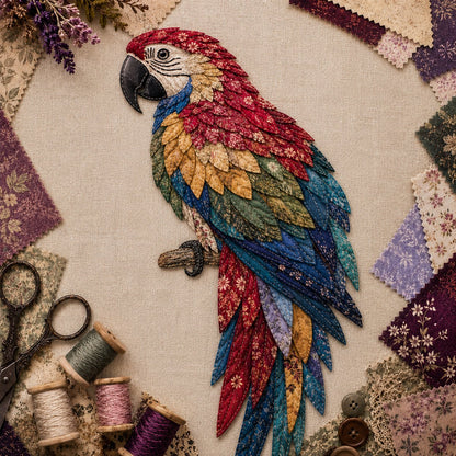 Hands-On Beginner Friendly 3D Patchwork Bird DIY Craft Kit – Create a