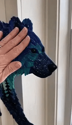 Northern Lights Animal Patchwork Set for Textile Crafting
