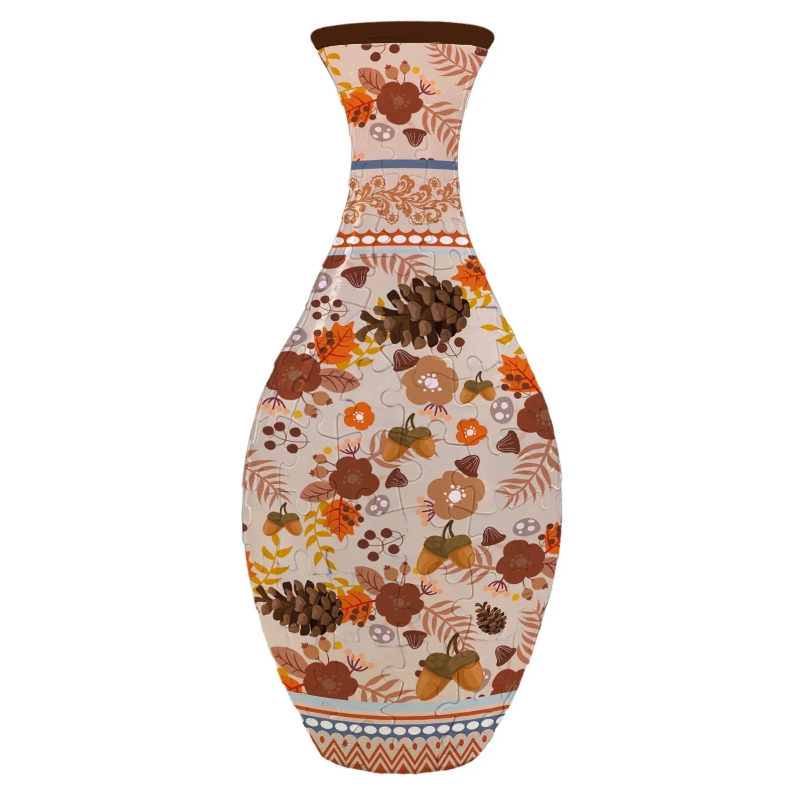 Hands-On DIY Puzzle Flower Vase for Creative Play