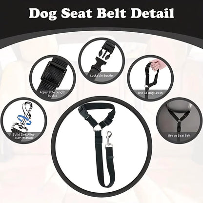 Pet-Friendly Dog Travel Safety Belts for Daily Pet Care