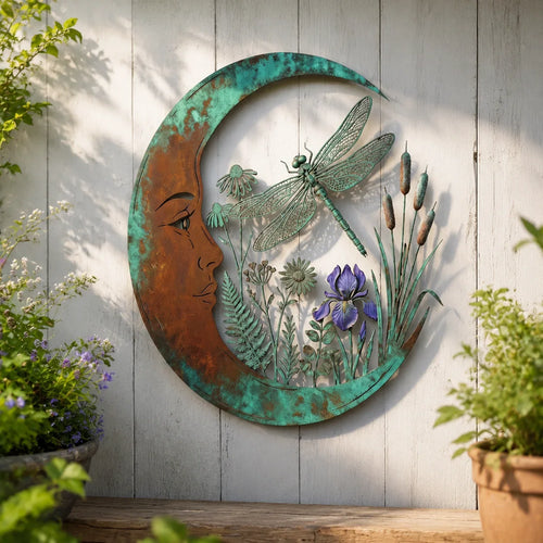 Purpose-Built Dragonfly Moon Wall Decor for Everyday Use