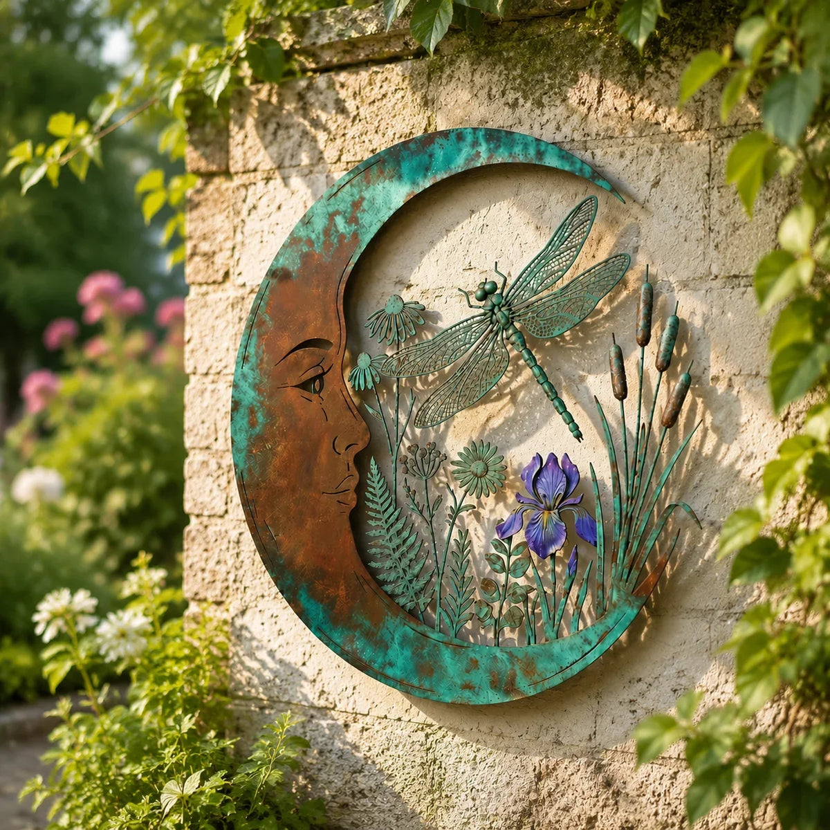 Purpose-Built Dragonfly Moon Wall Decor for Everyday Use