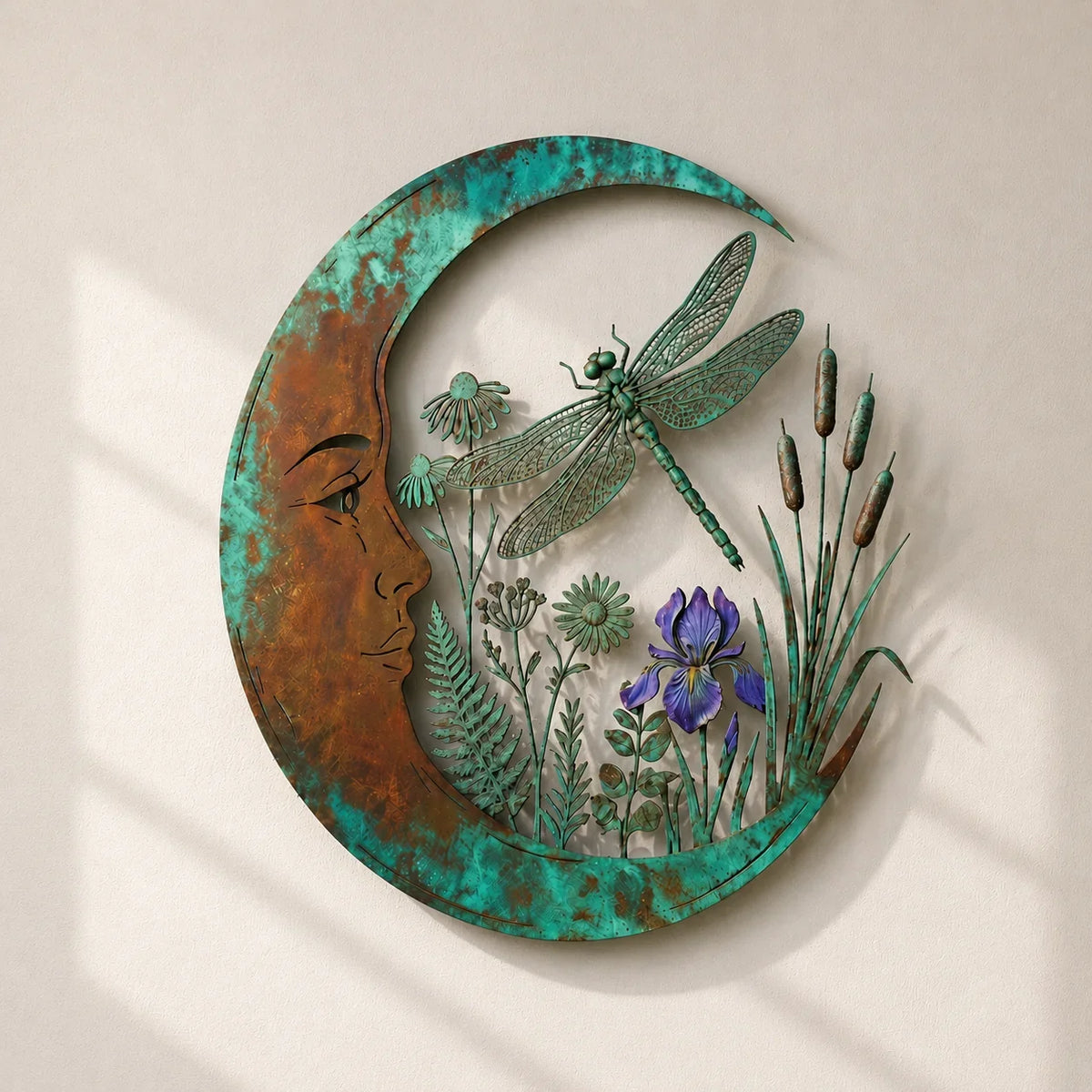 Purpose-Built Dragonfly Moon Wall Decor for Everyday Use